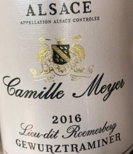 Weingut Camille Meyer - Lieu-Dit Roemerberg Gewürztraminer