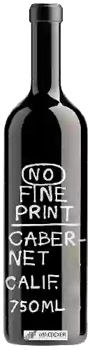 Weingut No Fine Print - Cabernet