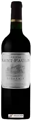 Château Saint-Paulin - Bordeaux